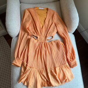 Jonathan Simkhai Orange Dress
